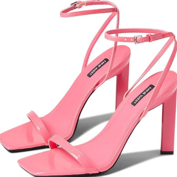 Nine West Shoes - Nine West Hotz Neon Pink Patent Sandals  size 9
